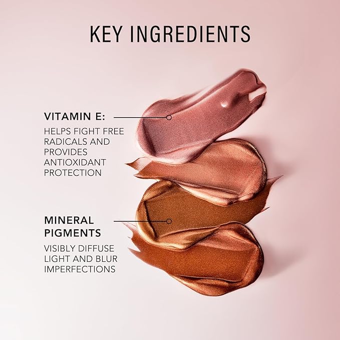 JLO BEAUTY Complexion Booster Highlighter & Bronzer for Face & Body, Lightweight Skin Care Makeup Primer with Vitamin E, Sheer Shimmer Skin Tint for a Dewy Glow, That Star Filter, Warm Bronze, 1 Fl Oz