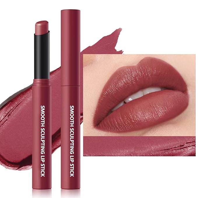Long Lasting Waterproof Matte Nude Lipstick - Perfect for Daily Commute 11