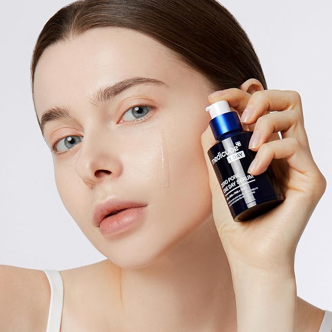 Medicube Zero Pore One-day Serum 1.01 fl.oz - Overnight Resurfacing Serum with Pore Tightening Complex - 15.2% AHA+BHA+PHA & 2% Niacinamide - 10.8% reduction in pore appearance after one day of use