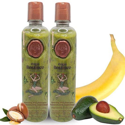 Ritual Botánico Keratina Orgánica | Treatment to Straighten, Repair and Relax Hair | Natural, Organic & Vegan | Product of Colombia | Tratamiento Plex, 400 ml/13.52 Fl Oz (2 Count)