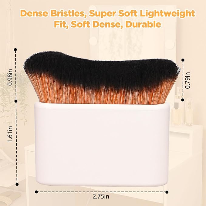 Self Tanner Brush,Large Self Tanning for Self Tan,Kabuki for Body,Body Makeup Brush for Flawless Leg Makeup,Bronzer Shimmer Glow Blend Brush,Sunless Tanner Makeup Body Brushes Vegan (Pink White)