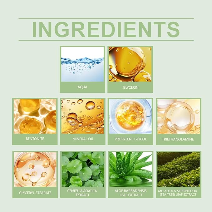 CICA Mask Cleanser,Facial Cleanser, 2-in-1 Facial Wash, Non-Drying Formula with Centella Asiatica For Acne-Prone & Sensitive Skin,Hydrating,Purifying Pore Care (4.23 fl. oz)