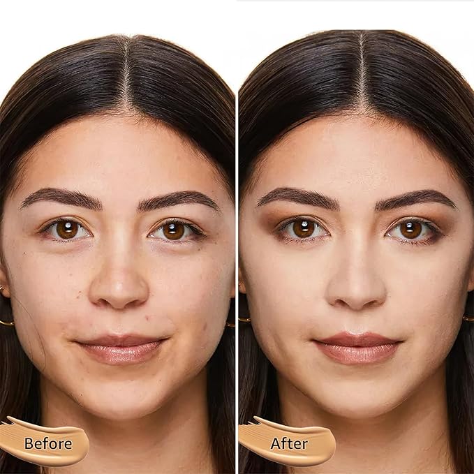 Mushroom Head Air Cushion CC Cream - BB Cream Face Makeup Foundation for Mature Skin Moisturizing Concealer Brighten Long-Lasting, Even Skin Tone for All Skin Types (2PCS Nude)