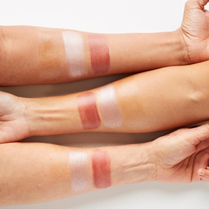 Complete Look Bundle - 3-Pack Boom Makeup Sticks and Boom Gloss ™: Blush Stick, Highlighter Stick, Moisturizer Stick, and Translucent Gloss - All You Need for a Flawless Look - BOOM! by Cindy Joseph