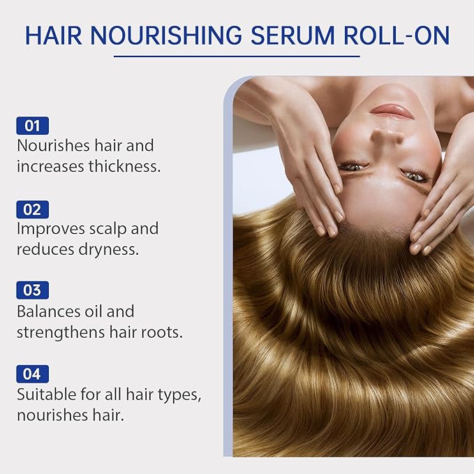 Rosemary Roll-On Hair Growth Serum With Redensyl & Anagain | for All Women's Hair Types, 25ml