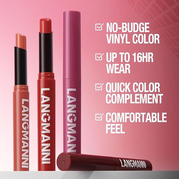 Long Lasting Waterproof Matte Nude Lipstick - Perfect for Daily Commute 11