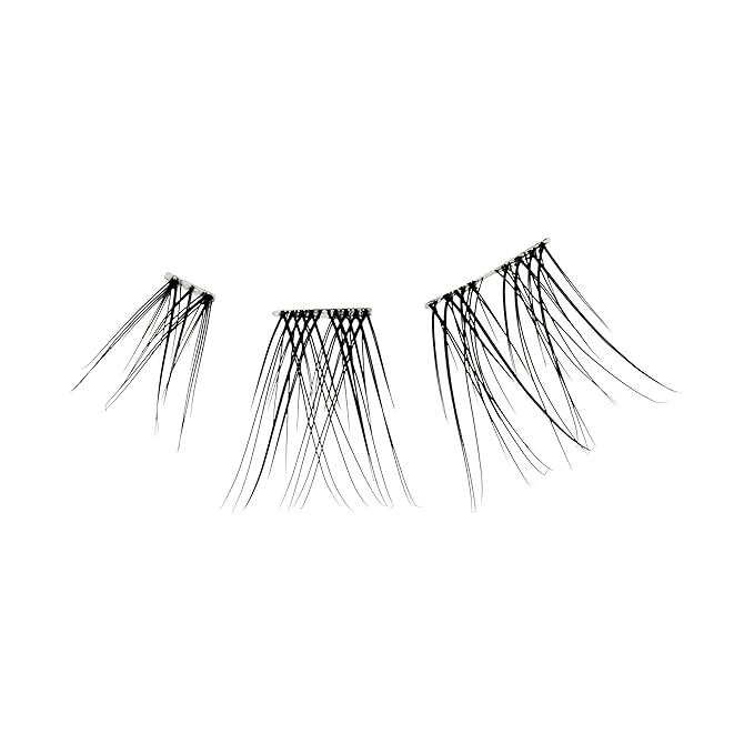 FALSCARA STUDIO Lash Extension Kit, 54 Stackable Lash Clusters, Light Volume, 8mm-12mm, ‘Delicate’, False Eyelashes, InfuseBond, Water-Resistant Seal, BondBoost, Hydro Cleanser, Applicator