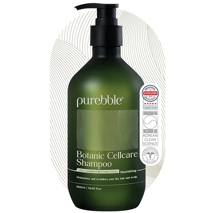 Nourishing Botanic Cellcare Shampoo 500ml, 16.90 fl oz | Sulfate-Free, Paraben-Free and Color-Safe | pH Balancing