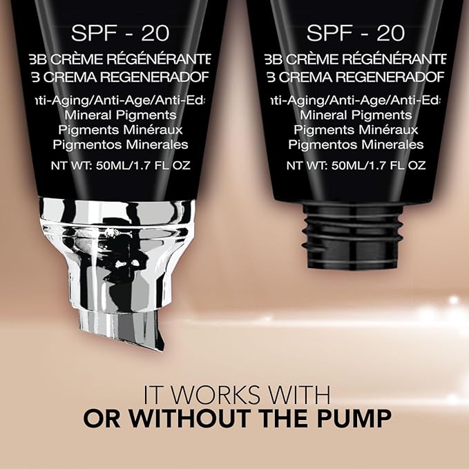 Bellapierre BB Cream SPF 20 – Mineral Sunscreen & Liquid Foundation, Lightweight Face Moisturizer with Buildable Coverage, Matte Finish, Non-Toxic, Paraben-Free, Cruelty-Free – 1.7 oz - Dark Cool