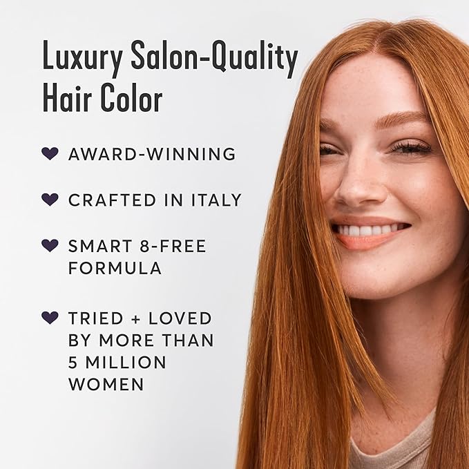Madison Reed Radiant Hair Color Kit | 7RC Light Ginger Red with Vivid Copper Tones (Carrara Crimson) Vivid Color-Enhancing Formula | Salon-Quality Permanent Hair Dye | PPD-Free & Ammonia-Free |1 Pack