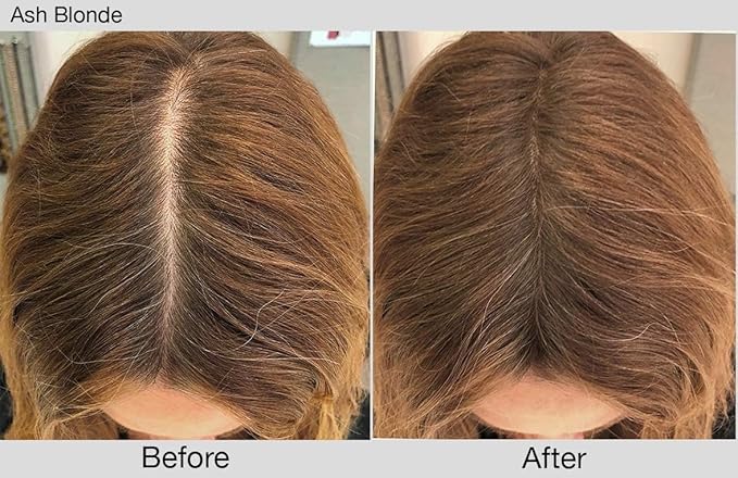 Joan Rivers Great Hair Day Root Touch Up Powder Duo - Fill-in Powder for Thicker, Fuller Looking Hair (Ash Blonde)