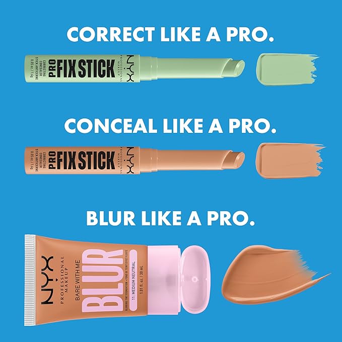 NYX PROFESSIONAL MAKEUP Pro Fix Stick Correcting Concealer, Buildable Medium Coverage Concealer Stick - Fair