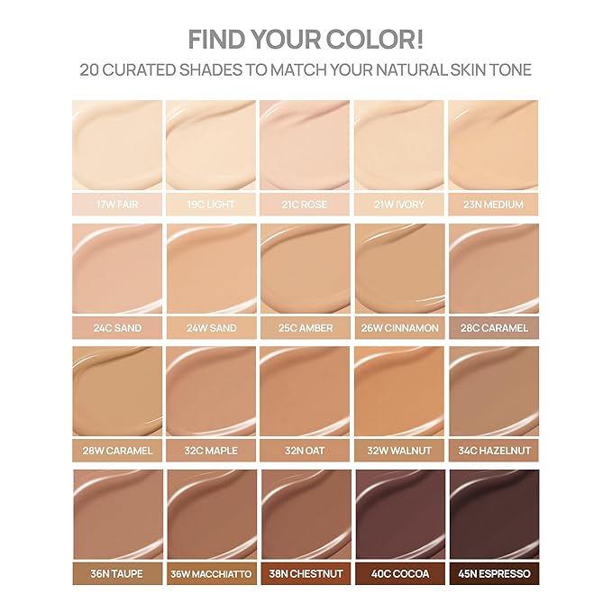 BANILA CO Covericious Ultimate Cover Cushion | Up to 100HR Long-Wear Foundation | 20 Shades for All Skin Tones | Matte & Lightweight Finish | Korean Cushion Foundation (14g / 0.49 oz), 21W IVORY