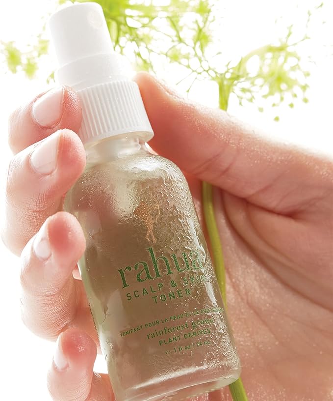 Rahua Scalp & Skin Toner, Vegan Botanical Mist for Balanced Scalp & Clear Complexion, Travel Size, With Witch Hazel, Organic Aloe Vera & Antioxidants, Cleaner Beauty for All Hair & Skin Types, 1 Fl Oz