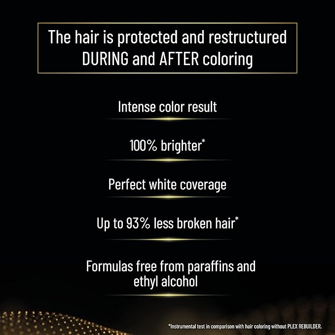 Il Salone Milano Plex Rebuilder Permanent Hair Color Cream - 3.0 Dark Brown Professional Hair Dye Kit for a Natural Gloss & Glaze - Paraffin, Paraben, and Alcohol Free (Pack of 2)
