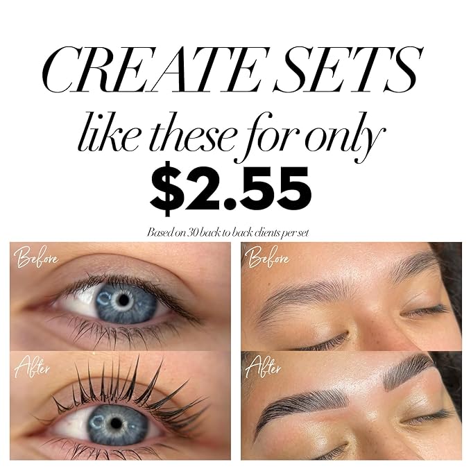 Brow Lamination & Lash Lift Professional Limited Edition Kit – ONE V SALON PRO – Up to 30 Applications – UK Made – Vegan & Cruelty-Free