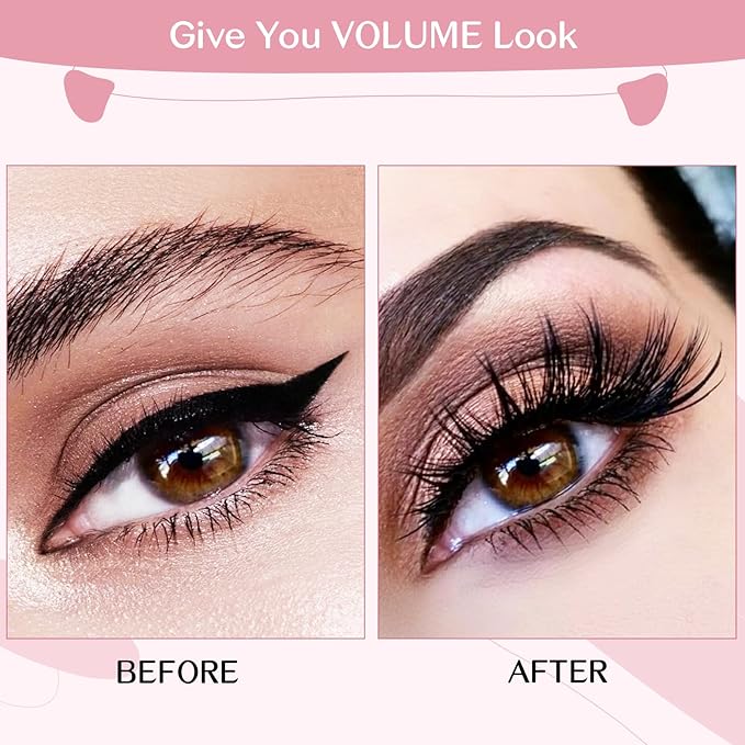 Lash Clusters, 72 Pcs Individual Lashes, Cluster DIY Lash Extension, Volume Eyelashes Look, Super Thin Band and Comfortable (Volume-C-10mm)
