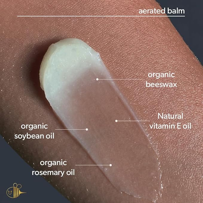 Waxelene Original Aerated Lip Balm Tin, Best Lip Balm Ever Organic Calming Multipurpose Ointment Baby Eczema Dry Sensitive Skin Body Face Moisturizer