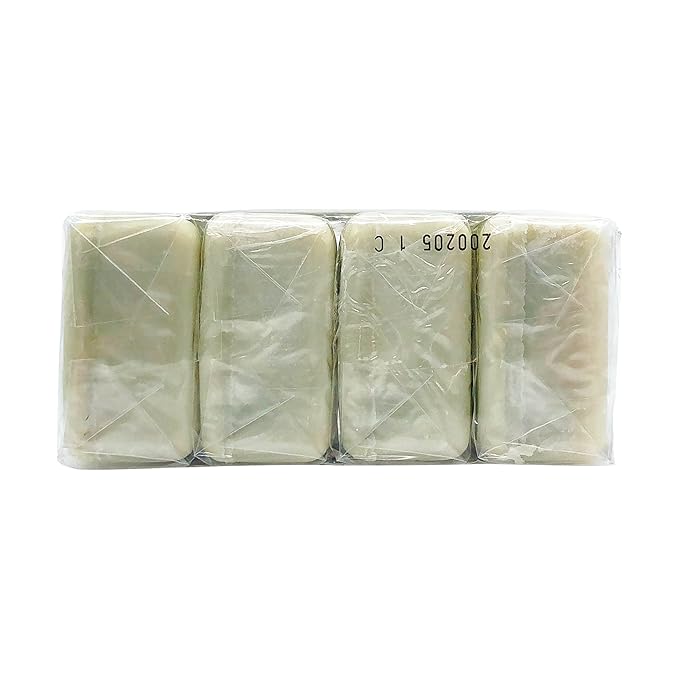 A LA MAISON Hypoallergenic Unscented Bar Soap - Triple French Milled Natural Moisturizing Hand Soap Bar (4 Bars of Soap, 3.5 oz)