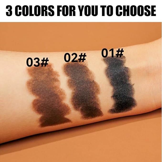 Root Touch Up Stick, Black Brown Temporary Hair Color Pen with Brush, Long Lasting & Washable Hair Dye Pen, Hairline Stick for Thinning and Gray Hair Coverage Touch Up, Hair Concealer for Men & Women