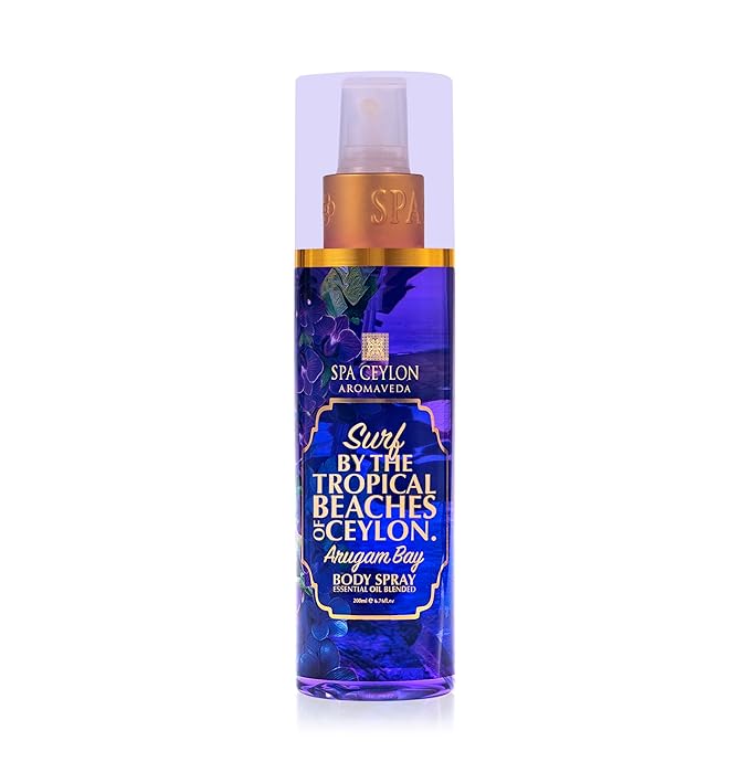 SPA CEYLON Arugam Bay Body Spray for Women | Refreshing Summer Fragrance Spray | Floral Scent, 200ml