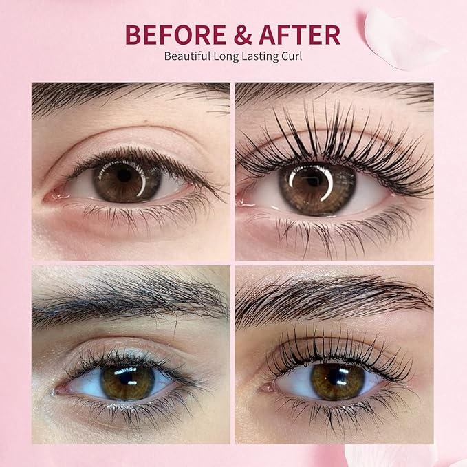 2025 Upgraded Fast Perm Lash Lift Kit Eyelash Perm Kit Eyelash Coating Lotion (Quantity: 10 Packs)