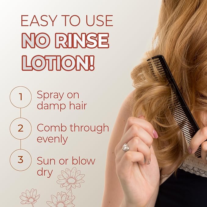 Grisi Manzanilla Hair Lotion Gold – Chamomile Hair Lightening Spray | Enhances Golden Highlights Naturally with Daily Use | Leave-In Detangler Spray for Soft, Shiny Hair | 8.4 Fl Oz, 2-Pack