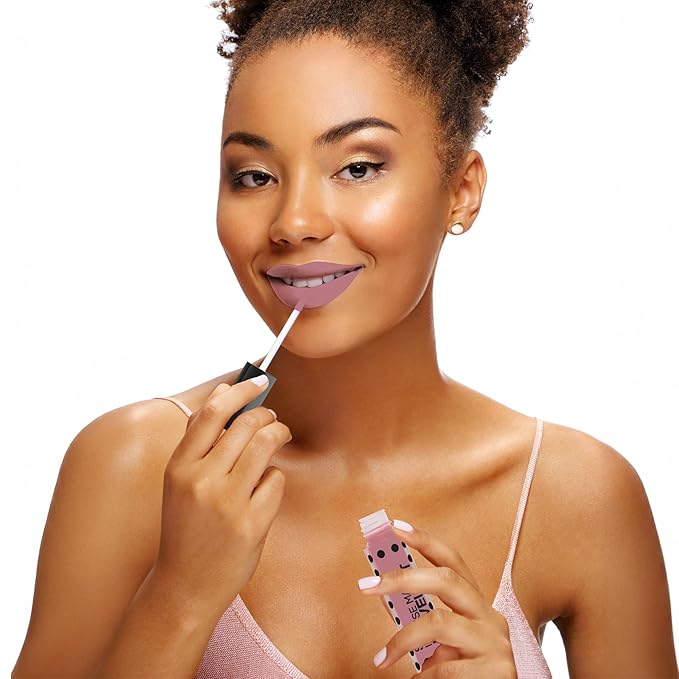 Sacha Cosmetics Intense Matte Lip Velvet Liquid Lipstick, Long-Lasting Velvet Matte Finish, 0.2 fl oz, Bounce On It