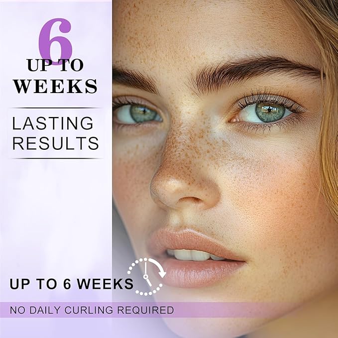 Lash Lift and Black Kit, Professional Brow Lamination and Black Kit, 4 In 1 Eyelash & Eyebrow Perm Kit, Quick Lifting & Voluminous Coloring, Easy to Use at Home Diy & Salon