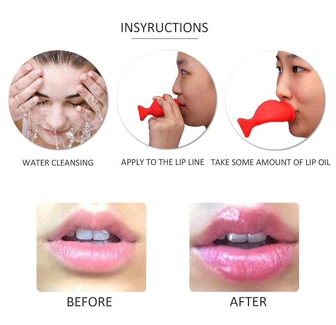 Lip Plumper Device Lip Filler Beauty Pump,Soft Material Pout Lips Enhancer Plumper Tool, Natural Pout Mouth Tool, City Lips Lip Plumper Full of charm Lip plump