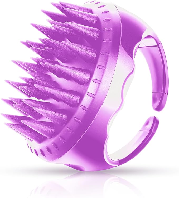 SetSail Hair Scalp Massager Shampoo Brush, Soft Silicone Hair Scalp Scrubber with Ergonomic Handle Dry and Wet Use Hair Scalp Brush for Hair Growth, Dandruff Removal, Blood Circulation for Women Men
