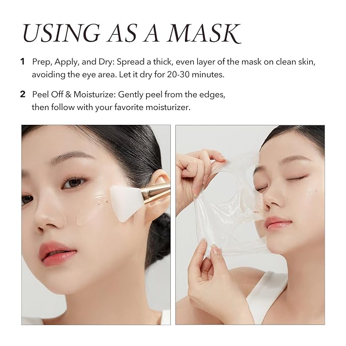 APRILSKIN Glow Reset Mask Duo: Calendula Flower Infused Peel Off Mask & Carrotene IPMP 3-Min Quick Dry Pore Caring Clay Mask
