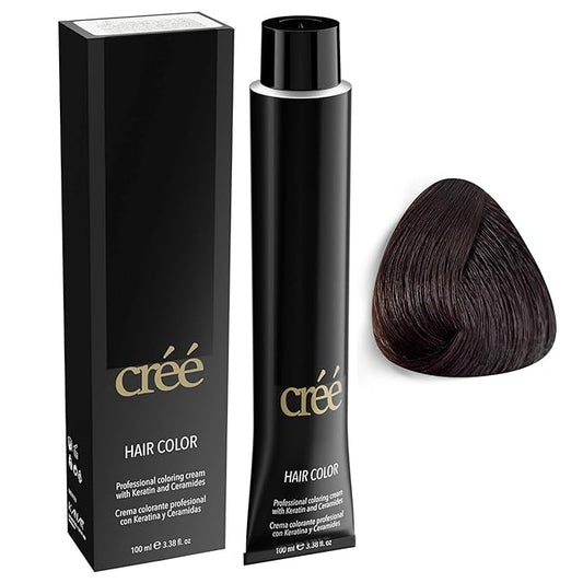 Cree Professional 4.91 - Ice Chesnut Permanent Hair Color - Long Lasting, Rich Vibrant - Gray Coverage 100ml - 3.4 fl.oz.