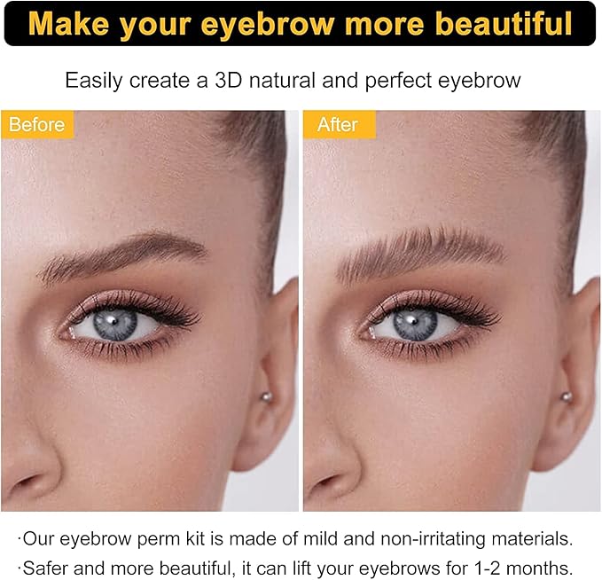 Lookmee Eyebrow Lamination Kits, Professional Instant Eyebrow Lift Kit, At Home DIY Long Lasting Eyebrow Perming Kit for Fuller and Messy Eyebrows