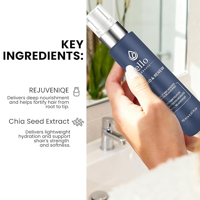 Ello Beauty Mend & Renew Split End Serum End split ends and dryness Deeply repair for silky smooth hair