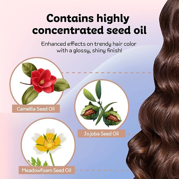 eZn Pudding Hair Dye, Ammonia-Free, Semi-Permanent DIY Korean Hair Dye Color with Keratin, Odorless Gentle for Sensitive Skin No Skin Irritation (Ash_Blue_Gray)