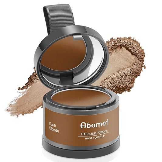 Root Touch Up Instantly Gray Hair Coverage Hairline Powder, Dark Blonde, Hair Fibers For Thinning Hair For Women & Men