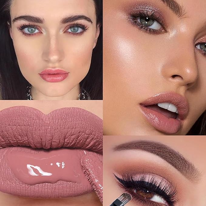 Christmas Makeup Kit - Professional Make Up Kit for Beginners | Travel Makeup Kit | All in Onne Makeup Kit | Long Lasting Christmas Makeup Sets | Waterproof Cosmetic Supplies for Women & Girls, Includ