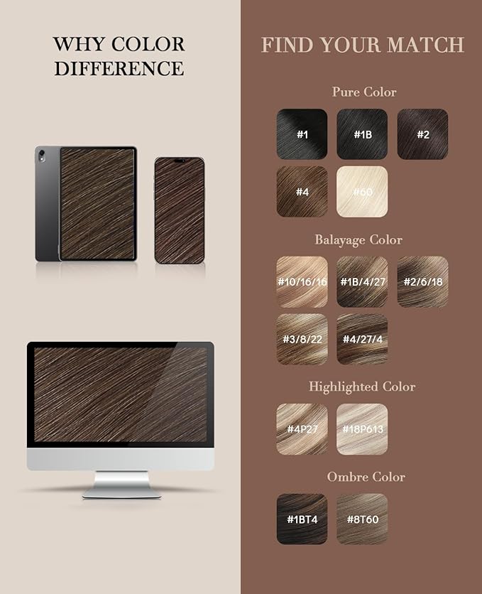 VINBAO Clip in Human Hair Extensions Silk Soft Remy Human Hair Color 4 Medium Brown Highlighted 27 Caramel Blonde Clip in Hair Extensions 18 inch 120 Gram 6 Pcs Double Weft (#4P27, 18'')