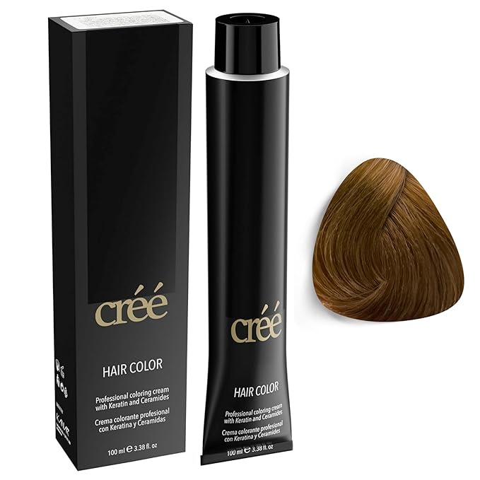 Cree Professional 8.33 - Intense Golden Blond Permanent Hair Color - Long Lasting, Rich Vibrant - Gray Coverage 100ml - 3.4 fl.oz.