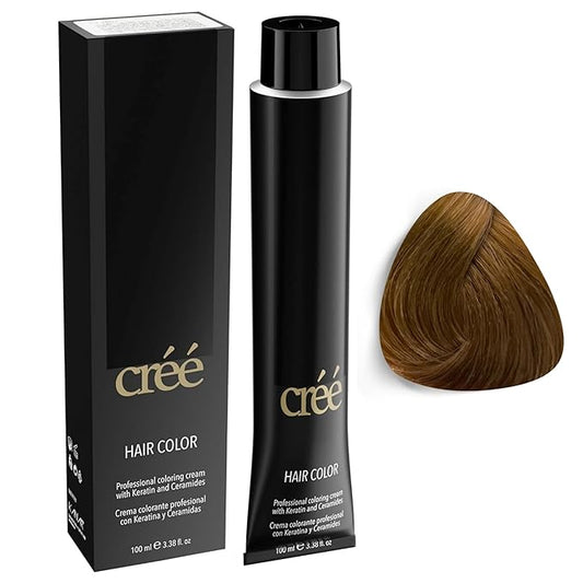 Cree Professional 8.33 - Intense Golden Blond Permanent Hair Color - Long Lasting, Rich Vibrant - Gray Coverage 100ml - 3.4 fl.oz.