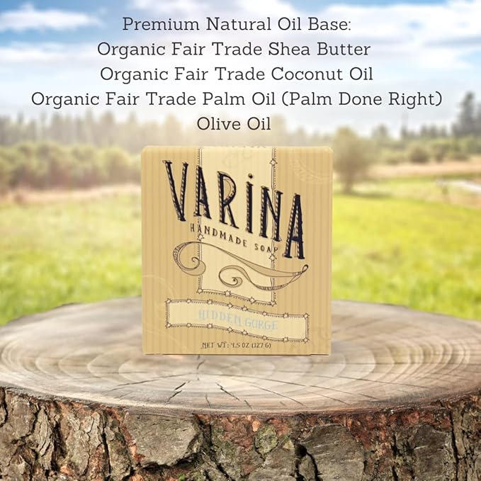 Natural Hidden Gorge Bar Soap - Gentle Cleansing for Sensitive Skin, Fresh - 3 Pack