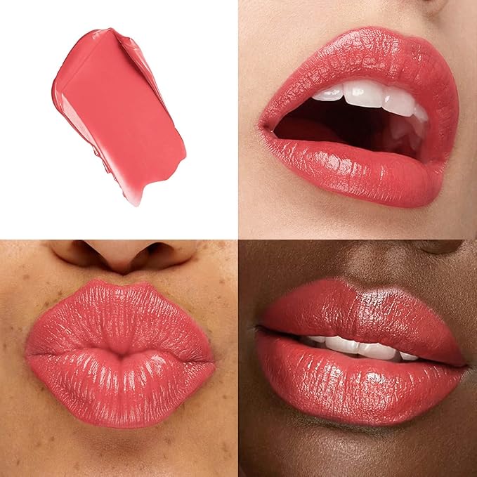 Petal Pink Moisture Lipstick – Hydrating Lip Balm for Dry, Cracked Lips, Weightless Creamy Lip Color with Vitamin E, Hydrasmooth, Glossy Juicy Finish, Long Lasting for Women (Petal)