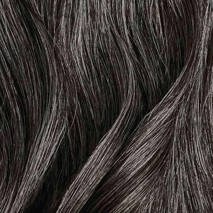 Luxy 100% Remy Human Hair Extensions for Thin Hair Thinning Hair Fill-Ins – 6 Seamless Wefts Multi-Dimensional Color Blend - Natural-Looking Volume & Coverage 95 grams 20" Dark Gray Thinning