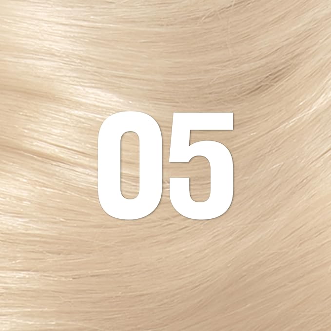 Revlon ColorSilk with Bond Repair Complex, Blonde Permanent Hair Color, 100% Gray Coverage, Ammonia Free Hair Dye, Vegan Keratin, 05 Ultra Light Ash Blonde (Pack of 3)