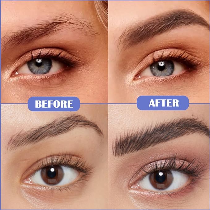 Lash Color Kit, Professional Black and Brown DIY Eyelash & Eyebrow Color Kit, Flawless Eyebrow Color Lasting for 4 Weeks with Natural Ingredients, Safe & Easy to Use with Mixing Brush & Mixing spoon