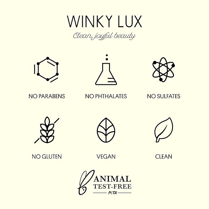 Winky Lux Cheeky Rose Cream Highlighter – Weightless Cream Makeup for Cheeks, Effortlessly Blendable, Skincare-Infused with Vitamin E, Warm Pink, Rosé