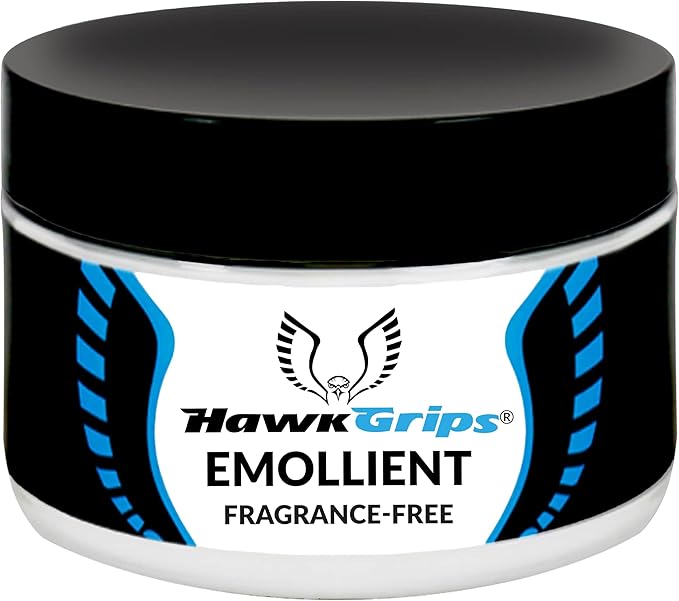 HawkGrips 2oz Unscented Massage Emollient, Oil-Based Vegan Formula with Shea Butter for IASTM & Soft Tissue Techniques, Smooth Lubrication, Non-Greasy Cream Alternative, Professional Use, Pack of 1