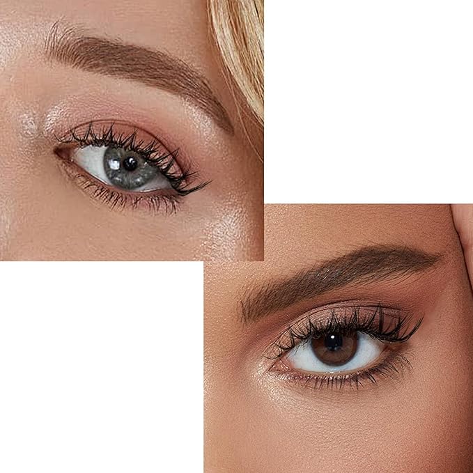 False Eyelashes Natural Look Wispy EyeLashes Cat Eye Lashes, Yasnai Fake Lashes Volume Lashes, Mink Lashes Strips Lashes Natural Eyelashes Clear Band 6 Pairs Pack