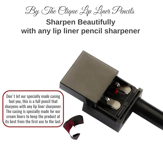 By The Clique Premium Long Lasting Matte Nude Lip Liner Pencil |Unashamed | Nude